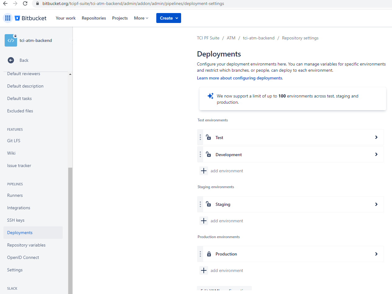 Deployment menu!